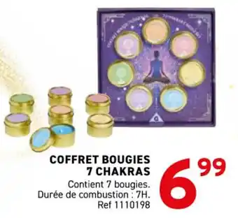 Trafic Coffret bougies 7 chakras offre