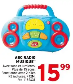 Trafic Abc radio musique" offre