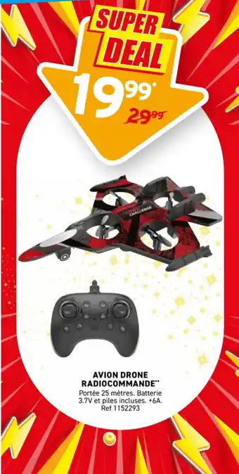 Trafic Avion drone radiocommande" offre