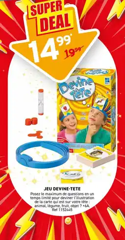 Trafic Jeu devine-tete offre