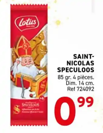Trafic LOTUS Saint- nicolas speculoos offre