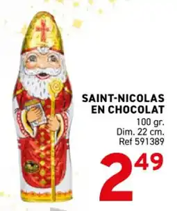 Trafic Saint-nicolas en chocolat offre