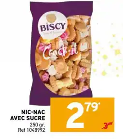 Trafic BISCY Nic-nac avec sucre offre