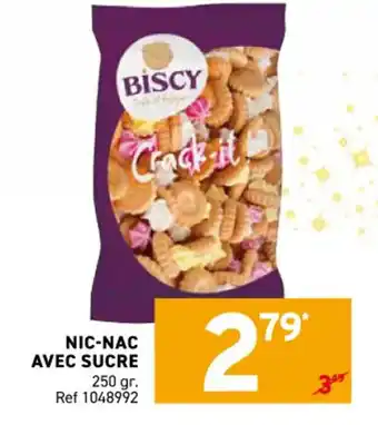 Trafic BISCY Nic-nac avec sucre offre