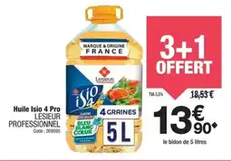 Promocash Huile isio 4 pro offre