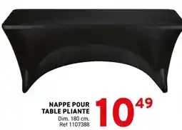 Trafic Nappe pour table pliante offre