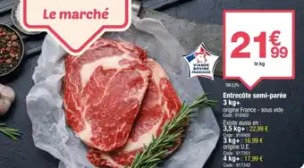 Promocash Entrecôte semi-parée offre