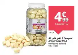 Promocash Ail pelé prêt à l'emploi jardins du midi offre