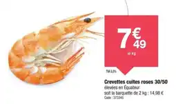 Promocash Crevettes cuites roses 30 50 offre