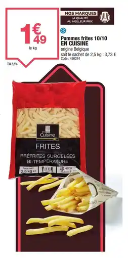 Promocash Pommes frites 10 10 en cuisine offre