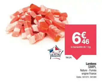 Promocash Lardons simpl offre
