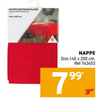 Trafic Nappe offre
