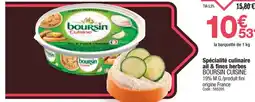 Promocash Spécialité culinaire ail & fines herbes boursin cuisine offre