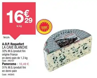 Promocash A.o.p. roquefort offre
