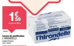 Promocash Levure de panification l'hirondelle offre