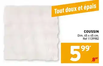 Trafic Coussin offre