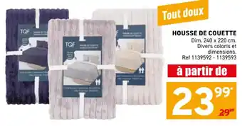 Trafic Housse de couette offre