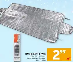 Trafic Bache anti-givre offre