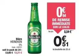 Promocash Bière heineken offre
