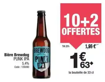 Promocash Bière brewdog punk ipa offre