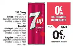 Promocash 7up cherry offre