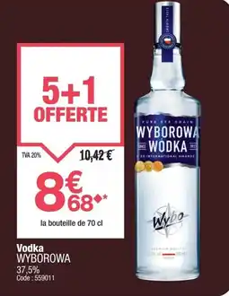 Promocash Vodka wyborowa offre