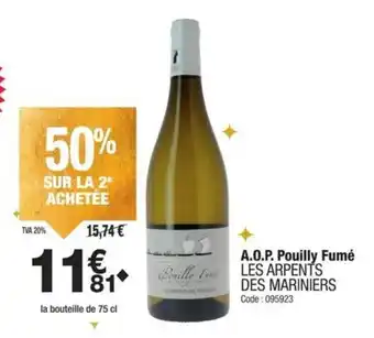 Promocash A.o.p. pouilly fumé offre