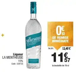 Promocash Liqueur la mentheuse offre