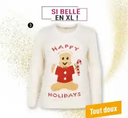 Trafic Pull femme grande taille offre