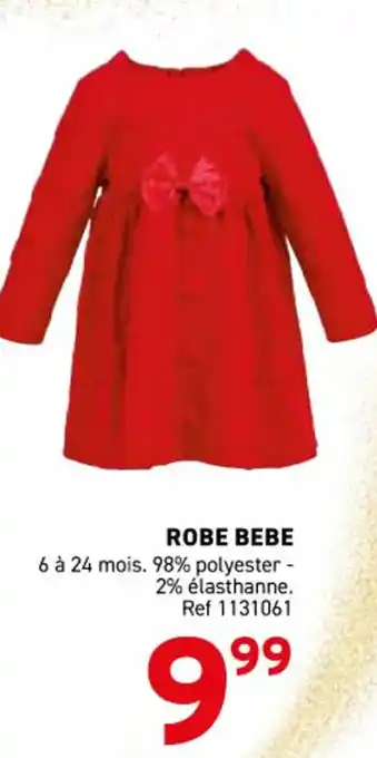 Trafic Robe bebe offre