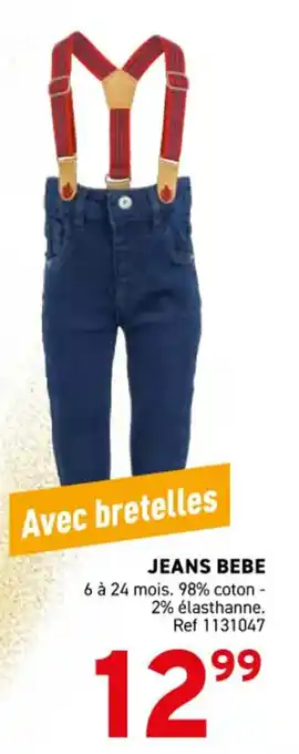 Trafic Jeans bebe offre