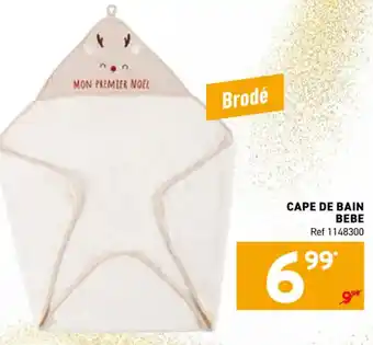 Trafic Cape de bain bebe offre