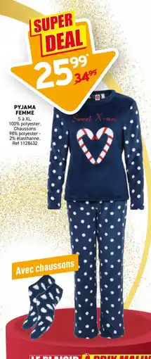 Trafic Pyjama femme offre