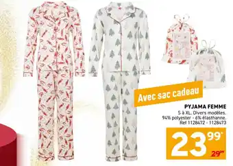 Trafic Pyjama femme offre