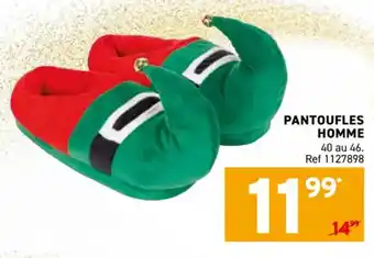 Trafic Pantoufles homme offre