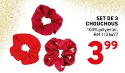 Trafic Set de 3 chouchous offre