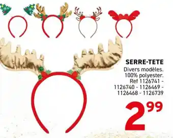 Trafic Serre-tete offre