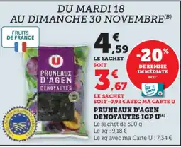 U Express U Pruneaux d'agen denoyautes igp offre