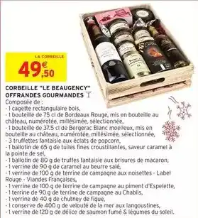 Intermarché Offrandes gourmandes - corbeille le beaugency offre
