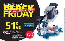 Mr Bricolage SCHEPPACH Scie à onglet pendulaire hm81 210 mm 1200 w offre
