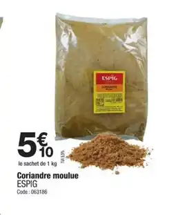 Promocash ESPIG Coriandre moulue offre