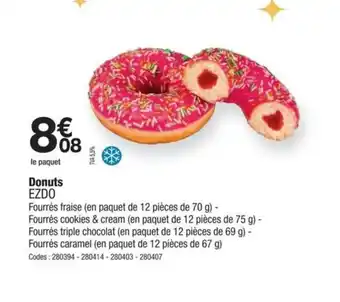 Promocash EZDO Donuts offre