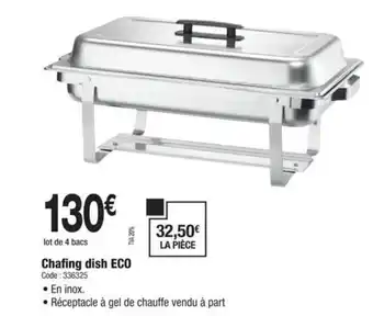 Promocash ECO Chafing dish offre