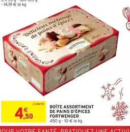 Intermarché FORTWENGER Boîte assortiment de pains d'épices offre