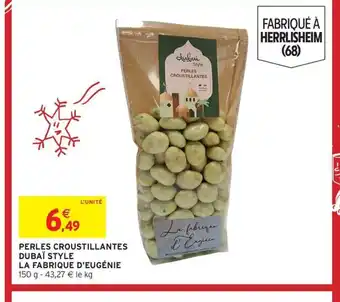 LA FABRIQUE D'EUGÉNIE Perles croustillantes dubai style