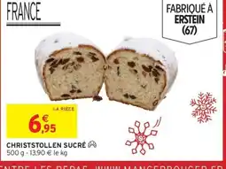 Intermarché Christstollen sucré offre