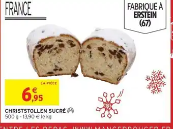 Intermarché Christstollen sucré offre