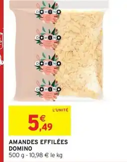Intermarché DOMINO Amandes effilées offre