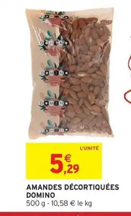 Intermarché DOMINO Amandes décortiquées offre