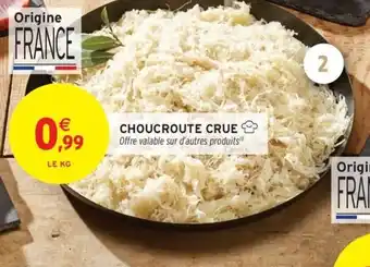 Intermarché Choucroute cuite au riesling offre
